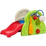 Step2 sports - tastic activity center aire de jeux avec toboggan et de nombreuses options de jeu aire ...