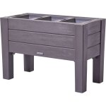 Step2 lakewood jardinière sur pieds carré potager sur pied - cèdre foncé - plastique rotomoulé - 49, ... Step2 lakewood jardinière sur pieds carré potager sur pied - cèdre foncé - plastique rotomoulé - 49, ...