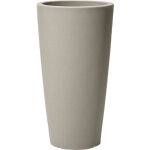 Step2 tremont pot de fleur - rond et grand - bton 38, 1 x 38, 1 x 71, 1 cm jardinire balcon lger et ...