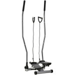 Homcom - stepper avec guidon extenseurs écran lcd multifonction acier abs gris noir Homcom - stepper avec guidon extenseurs écran lcd multifonction acier abs gris noir