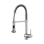 Paffoni - m�langeur d'�vier de cuisine avec douche � 2 jets sk176cr chrom�
