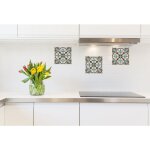 Sticker adhésif déco abstrait 15x15 cm pour homestaging et carrelage en relief, décoration intérieure ... Sticker adhésif déco abstrait 15x15 cm pour homestaging et carrelage en relief, décoration intérieure ...