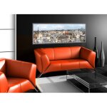 Sticker autocollant d�coratif paysage paris, tour eiffel et notre dame, 60cm x 150cm