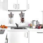 Sticker autocollant grand format 68 cm x 24 cm - d�coration photo sali�re et poivrier transparente