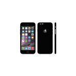 Stickers autocollant iphone 6 - 6s noir mtallique bross