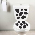Sticker autocollant vache 48x68cm, dcoration toilettes taches de vache pour fans animaux - dcorez vos ...