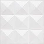 Sticker carrelage 9cx6 blanc atmosphera cr�ateur d'int�rieur