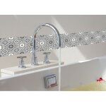 Sticker carrelage adhésif 15x15 cm, 6 carreaux marron, lessivable, décoratif autocollant pour murs et ... Sticker carrelage adhésif 15x15 cm, 6 carreaux marron, lessivable, décoratif autocollant pour murs et ...