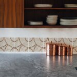 Sticker carrelage adh�sif 15x15cm x6 jutiapa mozaique marron beige d�coratif autocollant imitation petit ...