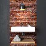 Ambiance - sticker - sticker effet papier peint - briques d'edimbourg - 40x40cm