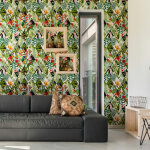 Sticker effet papier peint - jungle - 30x30cm