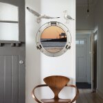 Sticker fen�tre 3d hublot de p�che 68x48cm - d�coration trompe l'oeil pour maison et bureau