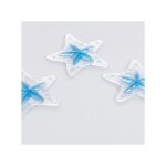 Sticker figurine antid�rapant de douche ou baignoire pvc asterie x5pcs bleu clair spirella