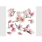 Stickers fleurs sakura - 1 planche 30x30cm