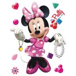 Stickers gant minnie avec ses bijoux et sa robe  pois
