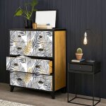 Ambiance - sticker - sticker meuble tropical hiva - oa 40 x 60 cm