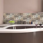 Ambiance - sticker - sticker mural carrelage adhésif cuisine salle de bain - 12 stickers carreaux de ... Ambiance - sticker - sticker mural carrelage adhésif cuisine salle de bain - 12 stickers carreaux de ...