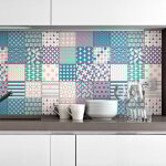 Ambiance - sticker - sticker mural carrelage adh�sif cuisine salle de bain - 24 stickers carreaux de ...