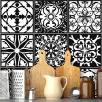 Ambiance - sticker - sticker mural carrelage adhsif cuisine salle de bain - 9 stickers carrelages azulejos ...
