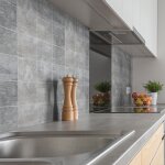 Stickers muraux - sticker mural carrelage adhsif cuisine salle de bain - 9 stickers carrelages bton ...