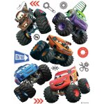 Sticker mural cars rouge, orange et bleu disney