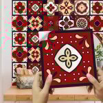 Stickers muraux cuisine - sticker mural - carreaux de ciment adh�sif mural - stickers muraux - sticker ...