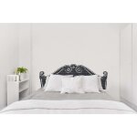 Plage - sticker mural d�co princesse, 160x60cm, pour t�te de lit, graphique et unique.