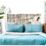Sticker mural dcoratif filet de pche du bord de mer, 83 cm x 160 cm, pour tte de lit, sur fond de ...