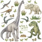 Sticker mural dinosaures vert - sanders & sanders Sticker mural dinosaures vert - sanders & sanders