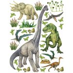 Sticker mural dinosaures vert - sanders & sanders Sticker mural dinosaures vert - sanders & sanders
