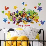 Roommates - stickers muraux g�ants disney mickey et lettres de l'alphabet