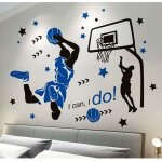 Sticker mural, lancer le basket autocollant mural comme decoration murale pour chambre a coucher salon ... Sticker mural, lancer le basket autocollant mural comme decoration murale pour chambre a coucher salon ...
