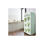 Plage - sticker mural réfrigérateur, motif jardin fleuri, bord de l'eau, paradis, 59, 5 cm x 180 cm Plage - sticker mural réfrigérateur, motif jardin fleuri, bord de l'eau, paradis, 59, 5 cm x 180 cm