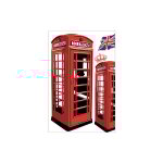 Sticker r�frig�rateur et lave vaisselle, cabine londres charme historique d�co, 75 cm x 49 cm