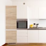 Sticker r�frig�rateur imitation bois ch�ne clair 180 cm x 59, 5 cm ? d�coratif pour cuisine ? installation ...