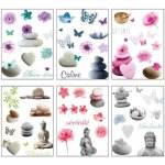 Sticker illustratif zen 30x40 atmosphera cr�ateur d'int�rieur