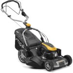 Stiga combi 955 v - tondeuse  essence autotracte 196cc, largeur de coupe 53 cm, bac de ramassage 70 ...