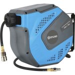 Stilker - enrouleur tuyau air automatique orientable 15 + 1 mtrs + raccords rapides 51314