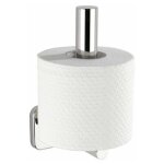 Wenko stockeur papier toilette mural mezzano, rangement papier toilette mural, acier inox, 7, 5x18, 5x12, ...