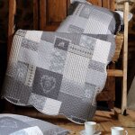 Stof - set couvre lit boutis et 2 taies - arkansas 240 x 260 cm