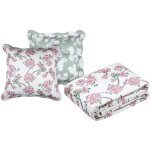 Stof - set couvre lit boutis atamie et 2 taies taille 220 x 240 cm