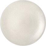 6 assiette plate 27 cm ivoire - stone - medard de noblat