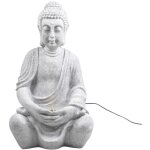 Stonelite - fontaine bouddha assis position lotus 30 x 25 x 50 cm Stonelite - fontaine bouddha assis position lotus 30 x 25 x 50 cm
