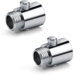 Stop douche, robinet d'arr�t du pommeau de douche g1 / 2, economiseur d'eau pour douche fabriqu� en mat�riau ...