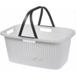 Storage solutions - panier  linge avec poignes en plastique, 60 x 40 x 26 cm