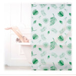 Store de baignoire, 100 x 240 cm, rideau de douche hydrofuge, plafond & fentre, pare - bain, blanc / ...