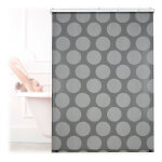 Store de baignoire, 120x240 cm, rideau de douche hydrofuge, montage au plafond & � la fen�tre, pare - ...