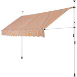 Store banne manuel rétractable auvent balcon terrasse marquise sans perçage manivelle hauteur réglable ... Store banne manuel rétractable auvent balcon terrasse marquise sans perçage manivelle hauteur réglable ...
