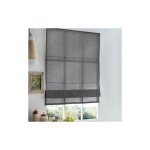 Madecostore - store bateau tamisant 100% lin - gamme must - gris - l60 x h220cm