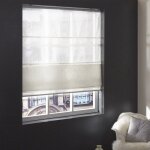 Madecostore - store bateau tamisant lurex elfi - blanc - l50 x h250cm